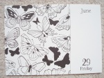 Johanna Basford 2018 Page a Day Calendar - Colour a small image every day of the year and display in the beautiful keepsake box - click through to read my review and see more images!